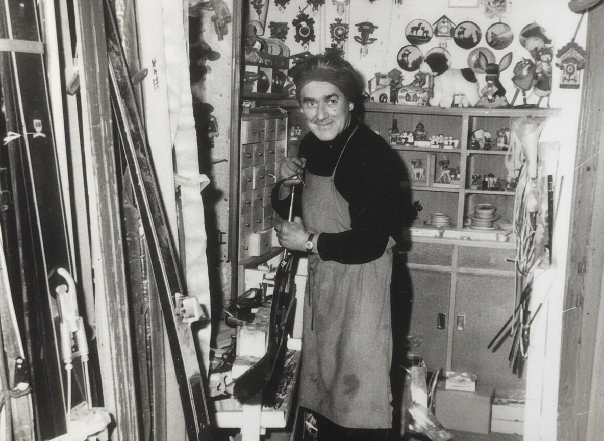 Anni '70 - L'arte di sistemare gli sci